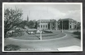 dc388 - BARROW England 1956 Ramsden Square. Real Photo Postcard