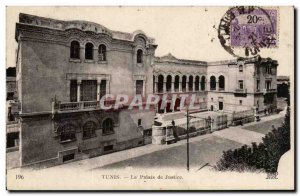 Tunisia Tunis Postcard Old courthouse