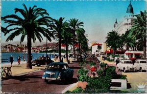 Cannes The Promenade de la Croisette Postcard PC334