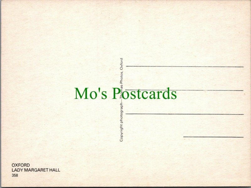 Oxfordshire Postcard - Lady Margaret Hall, Oxford   RR10183 
