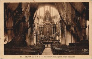CPA REDON Interieur de l'Eglise Saint-Sauveur (1251719)