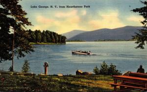 New York Lake George From Hearthstone Park