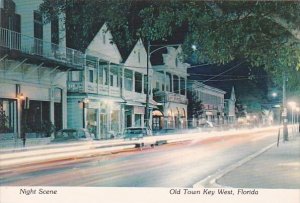 Florida Key West Night Scene Old Town Key West