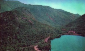 Vintage Postcard Echo Lake & Mt. Lafayette Franconia Notch NH New Hampshire