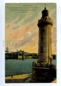 235681 FRANCE MARSEILLE Lighthouse Old Port Vintage postcard
