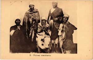 PC MOINES MENDIANTS ETHNIC TYPES ETHIOPIA (a29082)