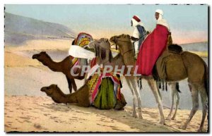 Old Postcard Scenes Types D & # 39Afrique North Heading South Camel