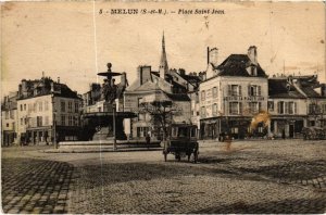 CPA MELUN Place Saint Jean (1299775)