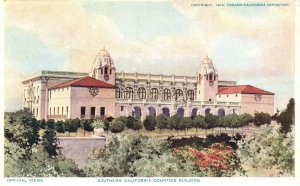 Vintage Postcard 1920s Southern California Co. Building Panama-Calif. Exposition