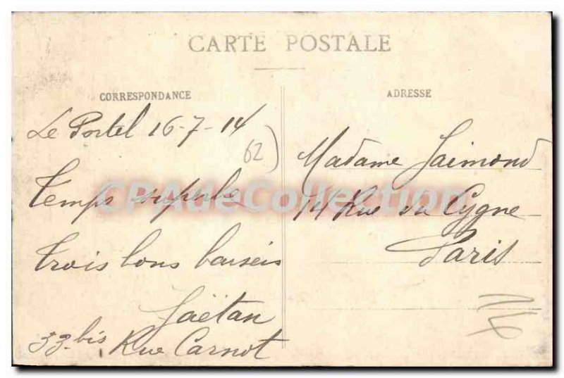 Old Postcard Le Portel La Cale