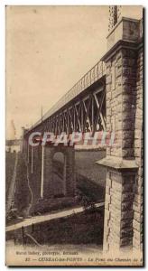 Old Postcard Cubzac Bridges Bridge railway