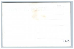 Calzada Independencia Independence Statue Mexico Real Photo Postcard RPPC