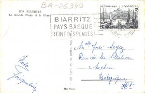 BR26349 biarritz la grande plage et le phare France