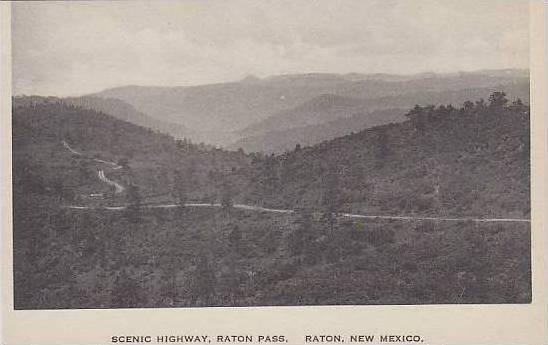 New Mexico Raton Scenic Highway  Raton Pass Albertype