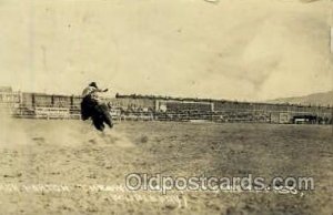 Jack Norton Thrown from Done Gone El Paso, Western Rodeo Cowboy, Cowgirl 1924...