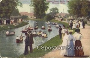 Grand Canal, Belle Isle - Detroit, Michigan MI  