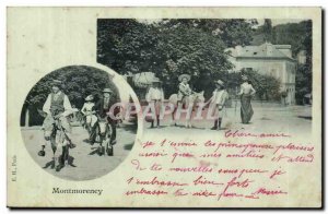 Montmorency Old Postcard Donkey Donkey