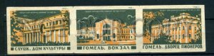 500147 USSR 1960 year BELARUS Homel Slutsk match labels