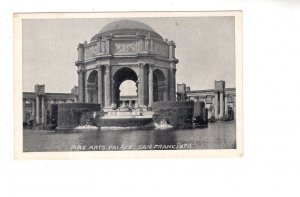 Small 4.5 X 3 inch Postcard, Fine Arts Palace San Francisco, California