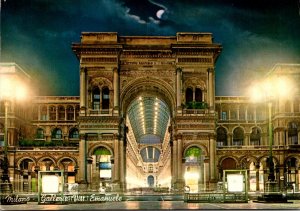 Italy Milano Vittorio Emanuele Gallery By Night