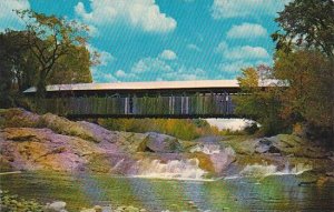 New Hampshire Swiftwater Covered Bridge At Swiftwater