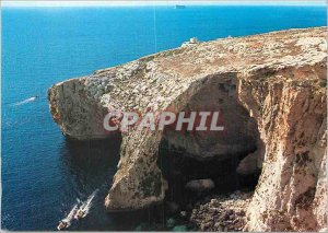 Postcard Modern Blue Grotto Malta