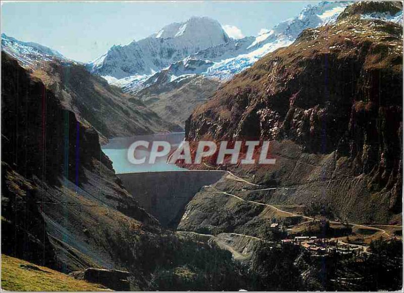 Modern Postcard Dam and Lake Mauvoisin Vallee Bagnes Valais