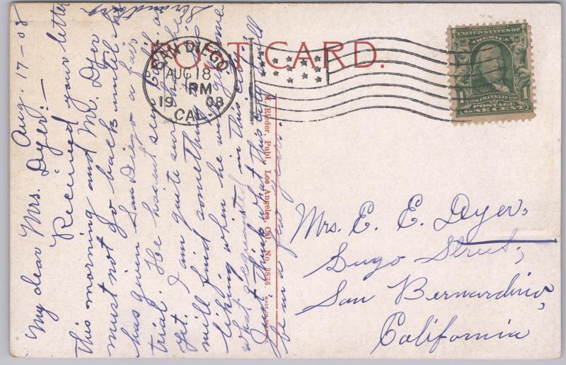 Long Beach, Cal., Long Beach from the Pier - 1908