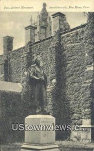 Benj. Silliman Monument, Yale University - New Haven, Connecticut CT