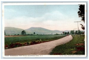 c1910's Adirondack Foot Hills Car Sacandaga Park New York NY Phostint Postcard