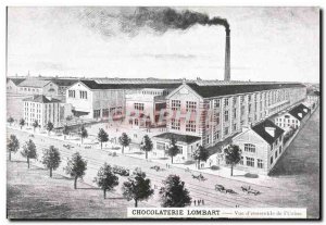 Old Postcard Chocolate Lombart View d & # & # 39ensemble of 39usine