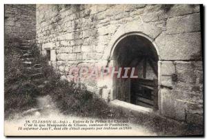 Old Postcard Prison Paris Entrance to the castle jail