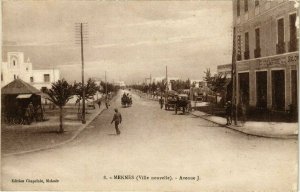 CPA AK MAROC MEKNES - Avenue J. (280871)