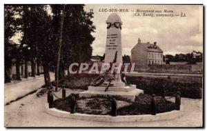 Old Postcard Luc Sur Mer Monument Aux Morts Army