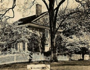 1958 Washington's Rppc Headquarters Pa Forge Valley Real Photo Postcard 