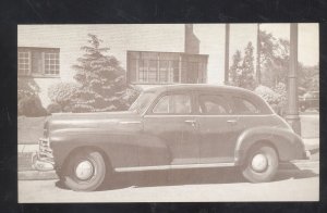 1948 CHEVROLET STYLEMASTER VINTAGE CAR DEALER ADVERTISING POSTCARD CHEVY