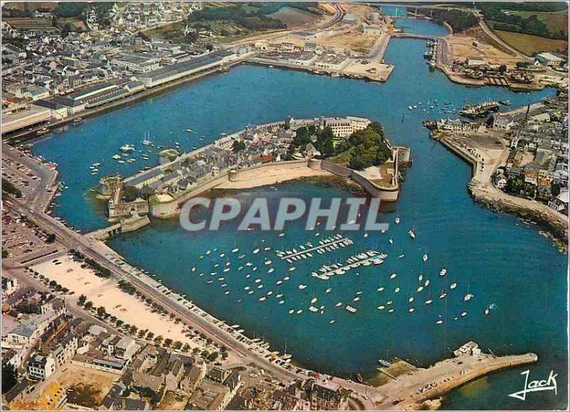 Postcard Modern Concarneau The harbor before the walled town and the fishing ...