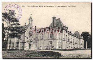 Old Postcard The Chateau De La Malmaison Et La Chapelle