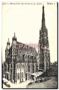 Old Postcard Wien Dom Metropolitan Pfarrkirche