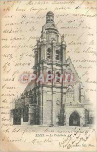 Old Postcard Blois Cathedrale (1900 card)