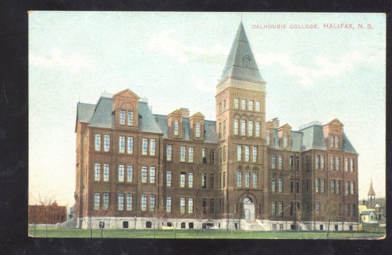 HALIFAX NOVA SCOTIA CANADA DALHOUSIE COLLEGE VINTAGE POSTCARD