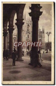 Old Postcard Milano Portici SETTENTRIONALI