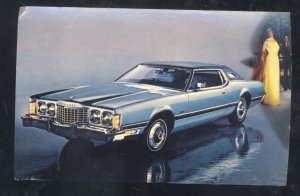 1973 FORD THUNDERBIRD 2 DOOR HARDTOP VINTAGE CAR DEALER ADVERTISING POSTCARD