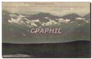 Luchon - Superbagneres View taken of the Glaciers - Old Postcard