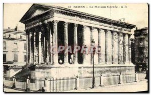 Old Postcard Nimes La Maison Carree