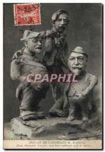 Old Postcard Kind of candidates M Mahieu