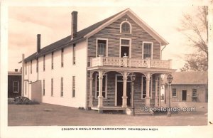 Edison's Menlo Park Laboratory in Dearborn, Michigan