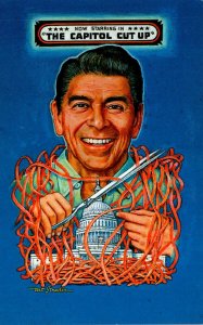 Humour President Reagan Now Starting The Capitol Cut Up