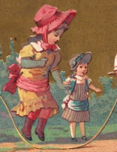 Lote de 4 F159 fabricante francês de biscoitos e confecções Maurice Rouchier da década de 1890-