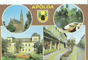 Germany Postcard - Apolda - Lohteich - Glockennuseum - BahnhofstraBe  H219